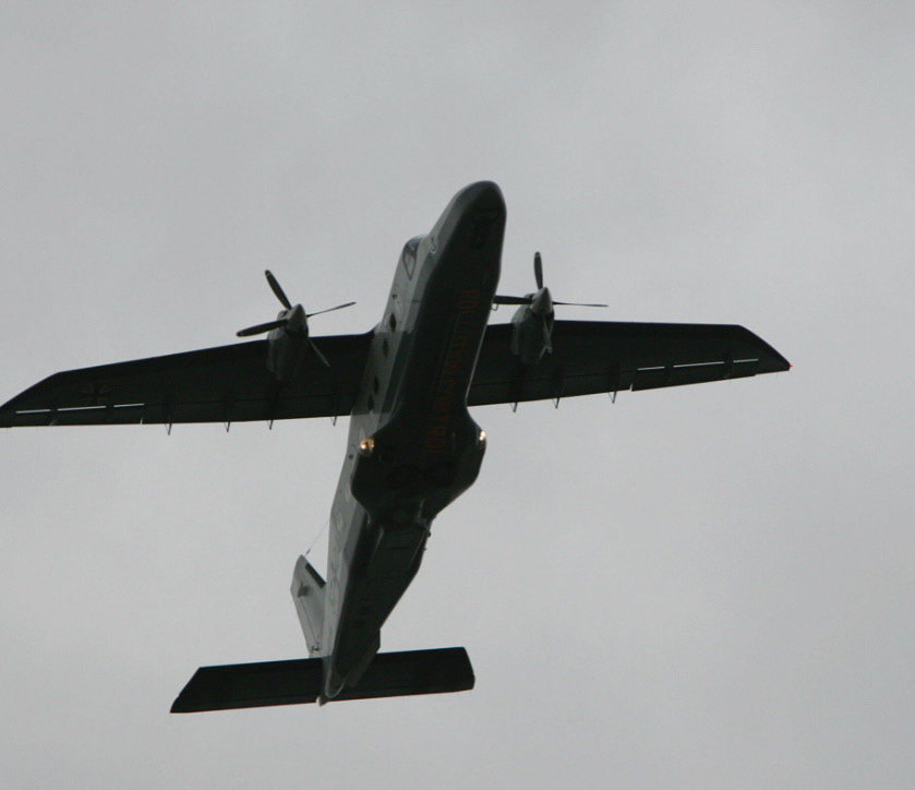 Historisches Bild des Flugplatzes